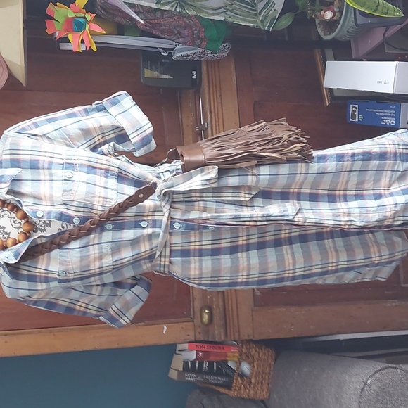 EUC LL Bean Dress Linen/Cotton - Picture 2 of 5